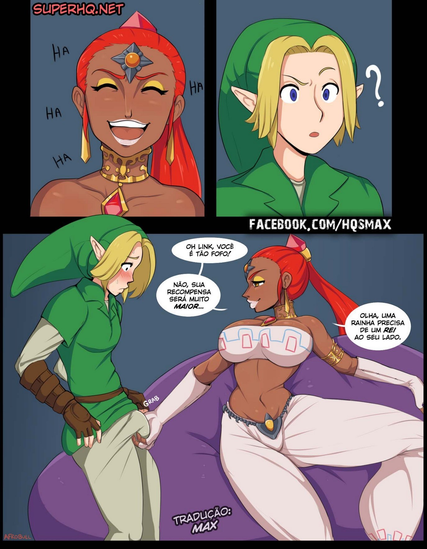 Link e a rainha gulosa (Atualizada) 1