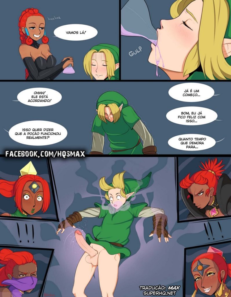 Link e a rainha gulosa (Atualizada) 1