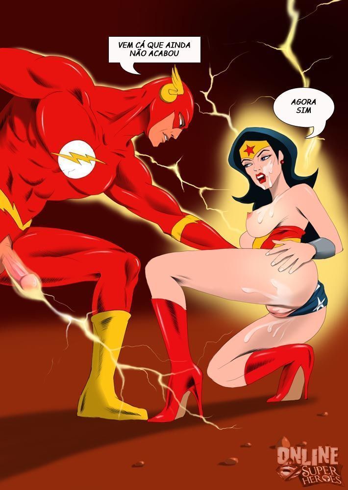 Flash e Mulher Maravilha: o combate 1