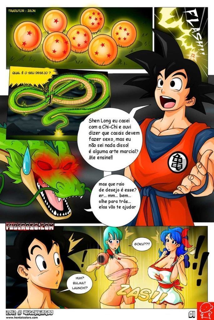 Ensinando sexo para Goku 1
