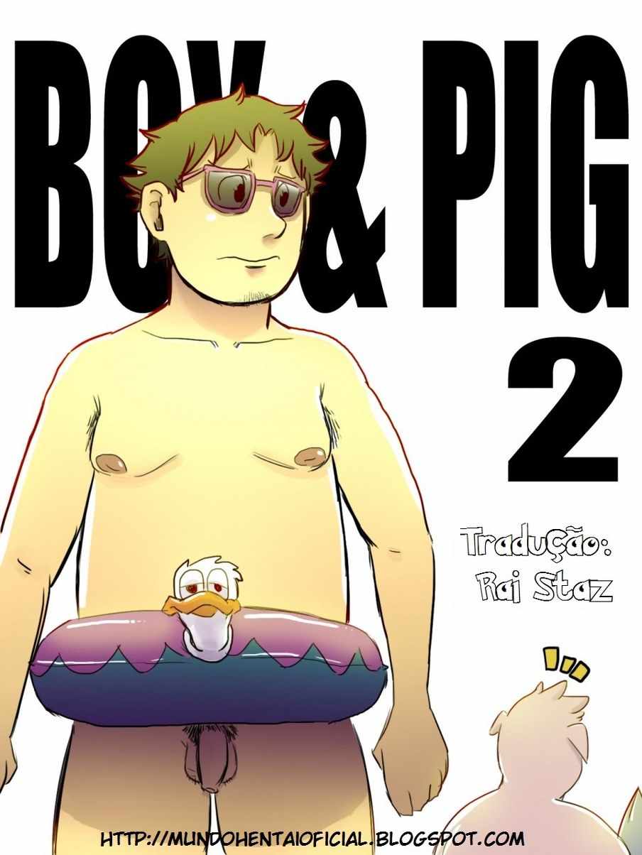 Boy e Pig na Praia de Nudismo 1