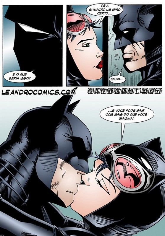Batman e Mulher Gato curtindo um sexo 1