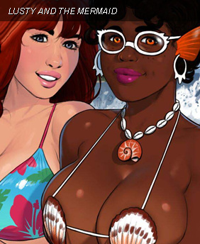 Lusty and the mermaid